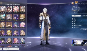 Conta honkai star hail com Phainon, Anaxa e Hyacine