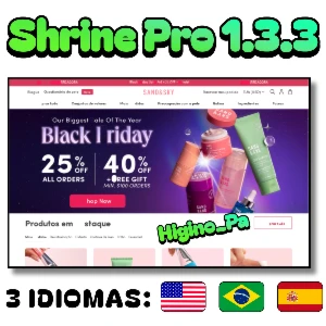 Tema Shrine Pro Shopify em 3 Idiomas + Atualizações - Others