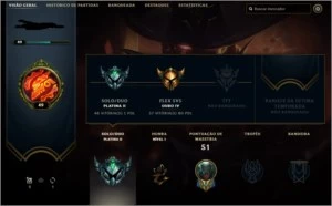 Conta de LoL Smurf Platina 2 ganhando 22 pdl perdendo 9 - League of Legends
