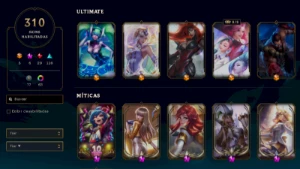 Conta Lol Platina I Lvl 500+ 1000000 Maestria Lux 310 Skins - League of Legends