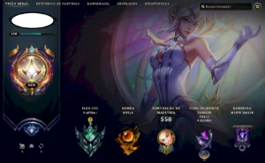 Conta Lol Platina I Lvl 500+ 1000000 Maestria Lux 310 Skins - League of Legends
