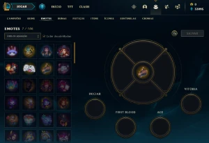 Conta OURO 4 - Win 70% - LOL (league of legends) ELOMOON