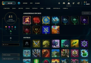 Conta OURO 4 - Win 70% - LOL (league of legends) ELOMOON