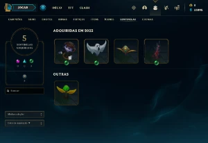 Conta OURO 4 - Win 70% - LOL (league of legends) ELOMOON