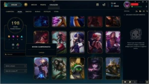Diamante 5 - 198 skins - Riven Campeonato 2012 - League of Legends LOL