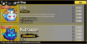 Conta Full De Blox Fruits Com Frutas Permanentes - Roblox