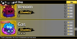 Conta Full De Blox Fruits Com Frutas Permanentes - Roblox