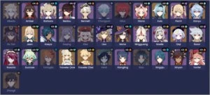 Ganyu + Eula + Diversos - Genshin Impact