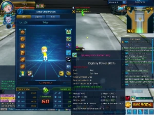 Conta mid game Nadmo server omegamon - Digimon Masters Online