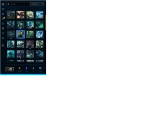 conta d3 20 skins - 44 fragmentos skins - League of Legends LOL