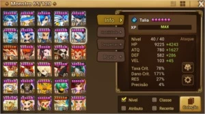 CONTA Summoners War 36 6* 7 NAT 5 - Outros