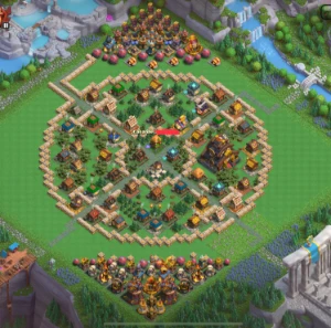 Clã nv18 cap10 clash of clans