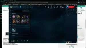 conta no gold 4 pra ser vendida! - League of Legends LOL