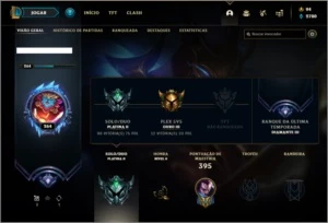 Conta platina 2 com 400k de yasuo, 94 champs e 89 skins - League of Legends LOL