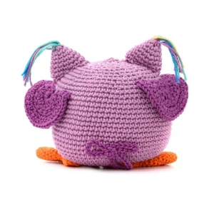 Coruja Peso de Porta em Amigurumi - Artesanato e Personalizados
