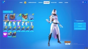 Conta Fortinite Com minty, Glow, e varias outras skins raras - Fortnite