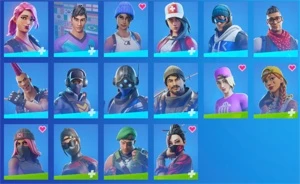 Conta Fortinite Com minty, Glow, e varias outras skins raras - Fortnite