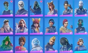 Conta Fortinite Com minty, Glow, e varias outras skins raras - Fortnite