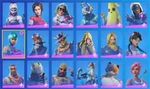 Conta Fortinite Com minty, Glow, e varias outras skins raras - Fortnite