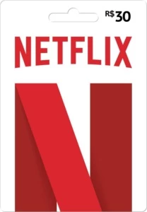 Cartão Pré-pago Netflix R$ 30 Reais - Assinaturas e Premium