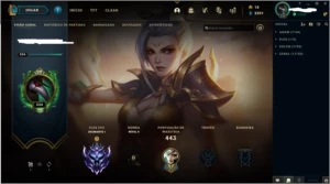 Conta de lol diamante 2 + 412 skins - League of Legends