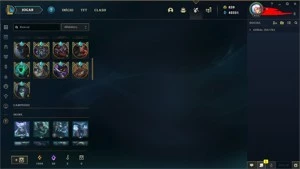 CONTA LOL PLATINA 4, MUITA SKIN MUITO INCONE ESPOLIO OTIMO - League of Legends