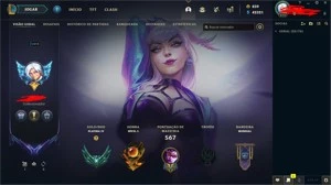 CONTA LOL PLATINA 4, MUITA SKIN MUITO INCONE ESPOLIO OTIMO - League of Legends