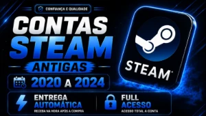 Contas Steam Antigas 2020 A 2024 | Medalhas
