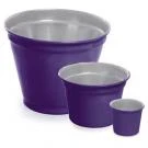 Vaso de Alumínio Crisântemo - Cores - Artesanato e Personalizados
