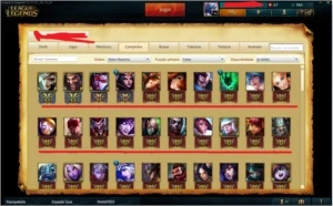Conta league of legends prata 4, 81 skins, 105 campeões. LOL