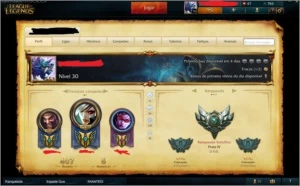 Conta league of legends prata 4, 81 skins, 105 campeões. LOL