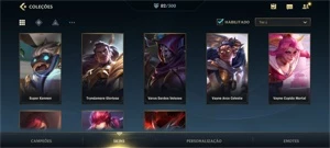 Super conta Wild Rift Diamante com +80 skins! - League of Legends: Wild Rift LOL WR