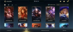 Super conta Wild Rift Diamante com +80 skins! - League of Legends: Wild Rift LOL WR