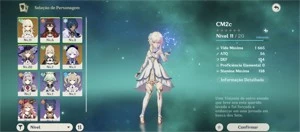 ✨ GENSHIN IMPACT CONTA COM JEAN +QIQI5⭐ AR10 ✨