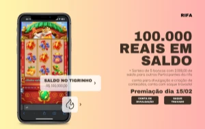 100.000 Reais Em Saldo Tigrinho (Rifa) - Outros