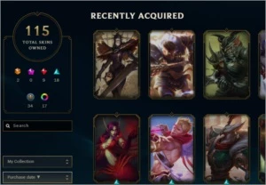 Conta LoL TODOS champions, 115 skins, 20 paginas de runa - League of Legends