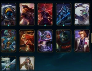 Conta platina 64 skins - League of Legends LOL