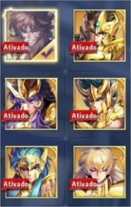 Conta SAINT SEIYA AWAKENING - Server A36 VULPÉCULA - NVL 58 SSA
