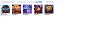 CONTA LOL LVL 16 +14 CAMPEÕES +440 IP +3 Skins +5 Icones - League of Legends