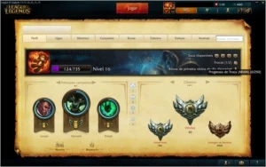 CONTA LOL LVL 16 +14 CAMPEÕES +440 IP +3 Skins +5 Icones - League of Legends