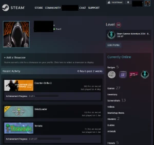 Conta Antiga Cs2 Prime Com 4 Medalhas E 160 Horas + Premier - Counter Strike