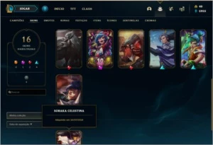 CONTA DIAMANTE 2 LOL - League of Legends