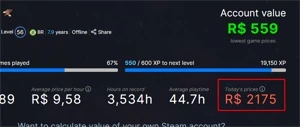 CONTA STEAM LVL 56 / 119 JOGOS / CS PRIME / NEW WORLD TOP