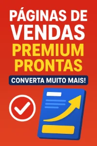 Páginas de Vendas Premium Prontas — Converta Muito Mais! - Others