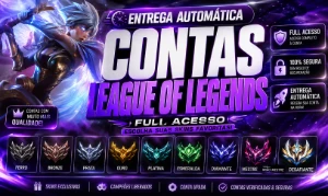 Contas League Of Legends Smurf - Full Acesso Lvl 30+   LOL