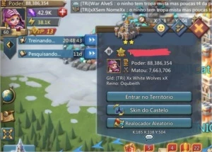 Poder 88M - Lords Mobile