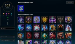 Conta Full Acesso, Muitos Icones, Emotes E 185 Skins - League of Legends LOL