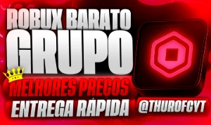 [Melhor Preço] Robux Barato - Entrega Via Grupo - Roblox