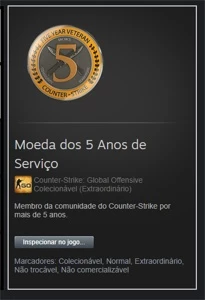 STEAM CONTA LVL 33 COM 50+ JOGOS - 8 ANOS - CS:GO PRIME E +
