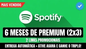 ⚡ Spotify Premium 6 Meses | Ativação Digital Instantânea - Assinaturas e Premium